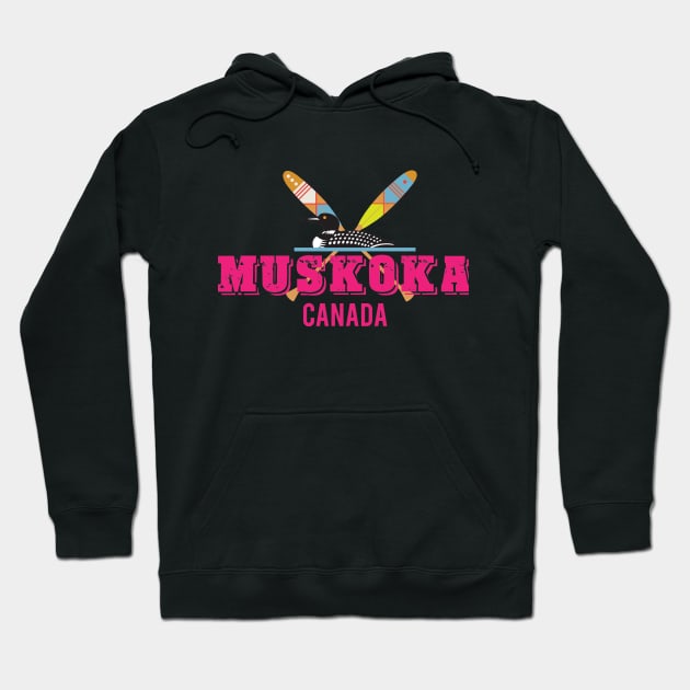 Muskoka in Pink Hoodie by DavidLoblaw